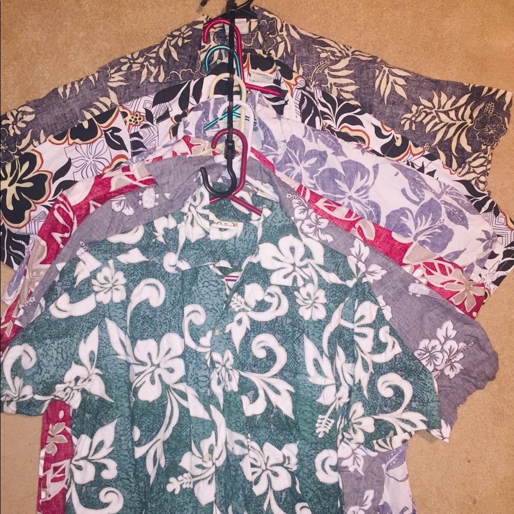 Go Barefoot Hawaiin Summer Shirts Men’s Med - $32 Each    FREE SHIPPING!!
